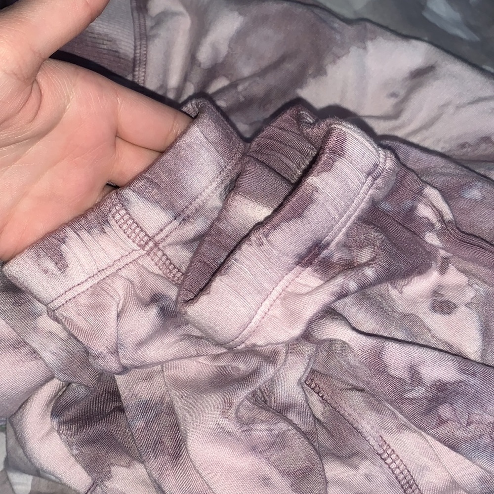 Young Fabulous and Broke |  Lavender Comfy Lounge Tie Dye Joggers - Picture 8 of 8